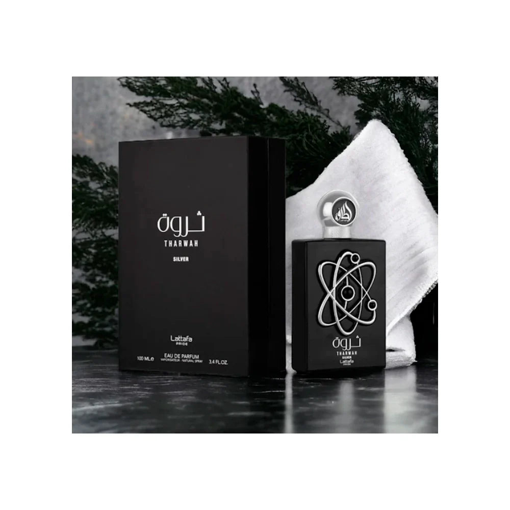 Perfume Tharwah Silver Lattafa EDP 100ml